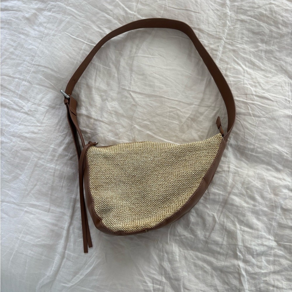 Adolfo Dominguez Crossbody Satchel - Picture 2 of 4